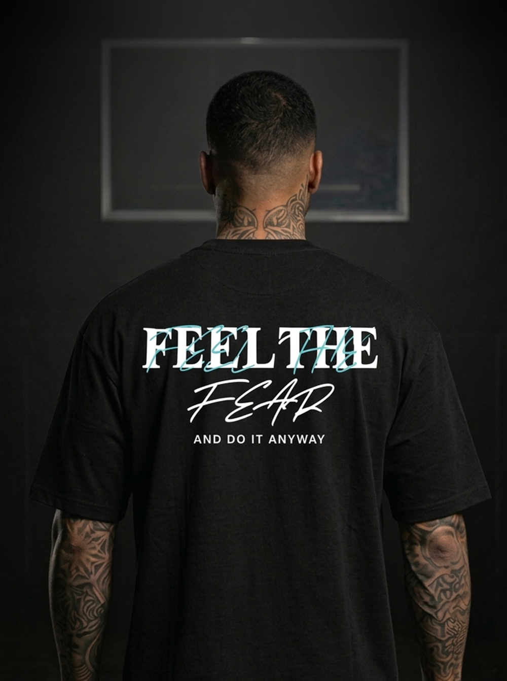 התמודדות עם פחד | חולצת אוברסייז פרימיום