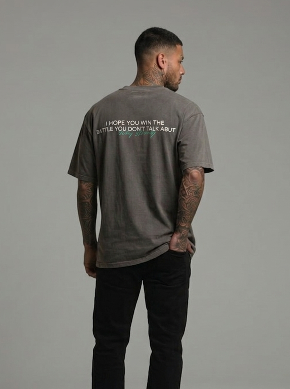 הקרבות שלך  | חולצת אוברסייז פרימיום יוניסקס