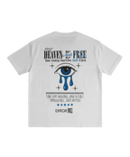 חולצת עין אוברסייז לבן