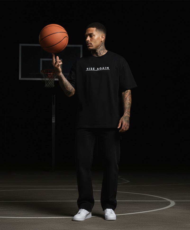 התמודדות עם פחד | חולצת אוברסייז פרימיום