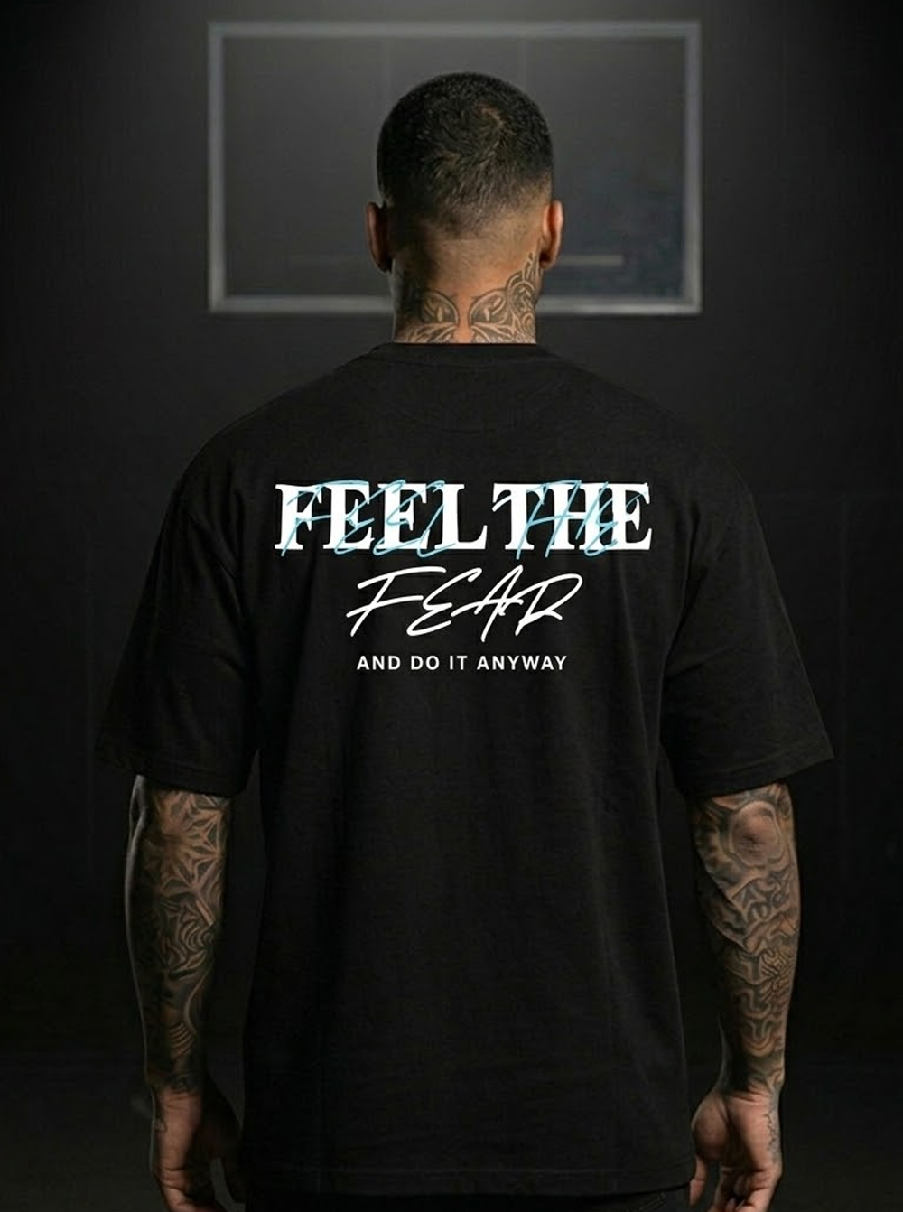 התמודדות עם פחד | חולצת אוברסייז פרימיום