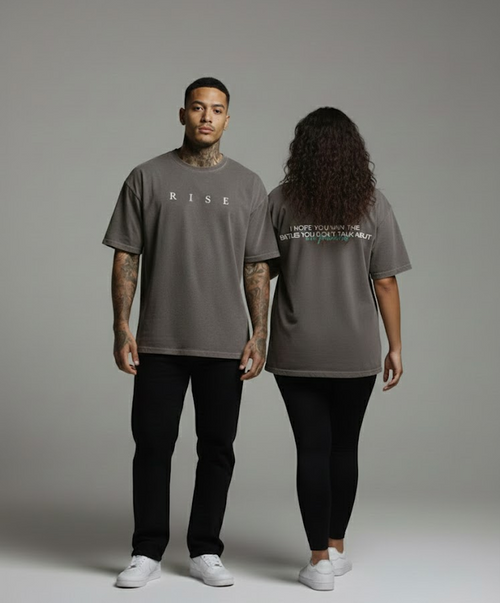 הקרבות שלך  | חולצת אוברסייז פרימיום יוניסקס