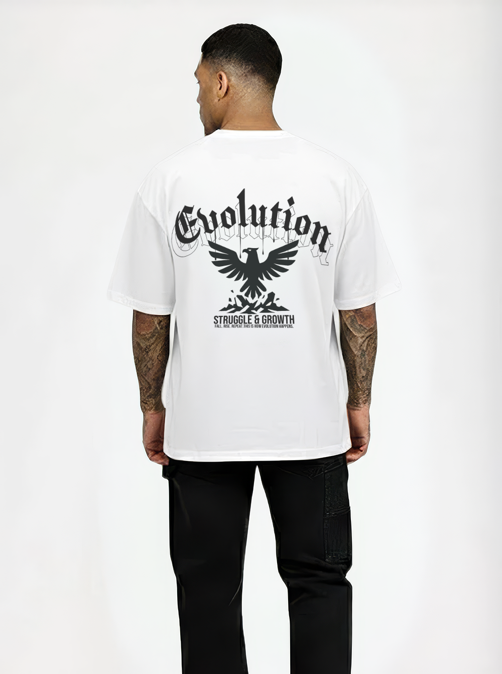 חולצת נשר אוברסייז גבר